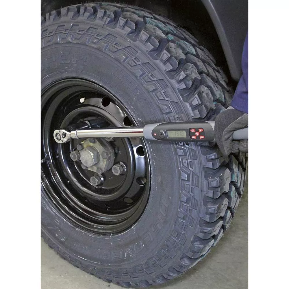 Angle Torque Wrench Digital 1/2 in. Sq Drive 20-200Nm