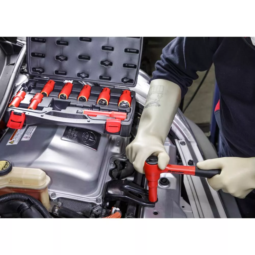 10pc 1/2 in. Sq Drive Insulated Socket Set - VDE Approved