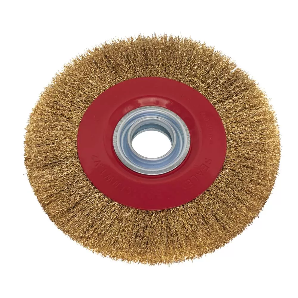 Crimped Wire Wheel Narrow Ø200 x 13mm, Ø32mm Bore
